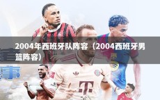 2004年西班牙队阵容（2004西班牙男篮阵容）